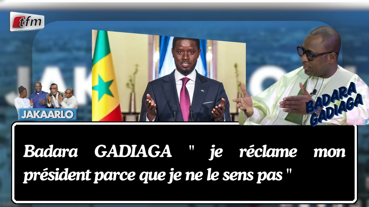 Badara Gadiaga exprime son désaccord avec les choix présidentiels